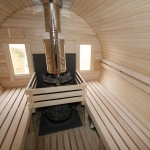 Sauna all'aperto botte barile