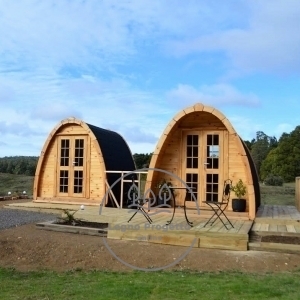 Pod bungalow casetta in legno