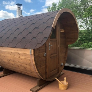 Barrel sauna da esterno