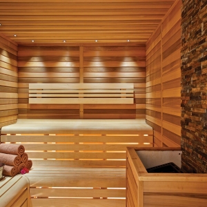 sauna da interni produzione su misura