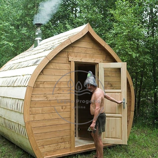 Sauna Premium 3.50 m Finlandese con HARVIA M3 SL stufa a legna