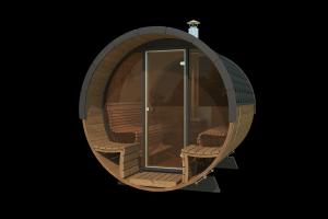 sauna da esterno barile all'aperto